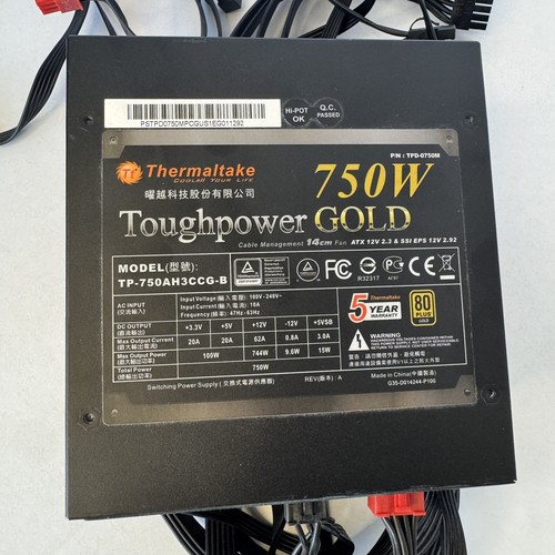 Thermaltake toughpower 750w - thermaltake,